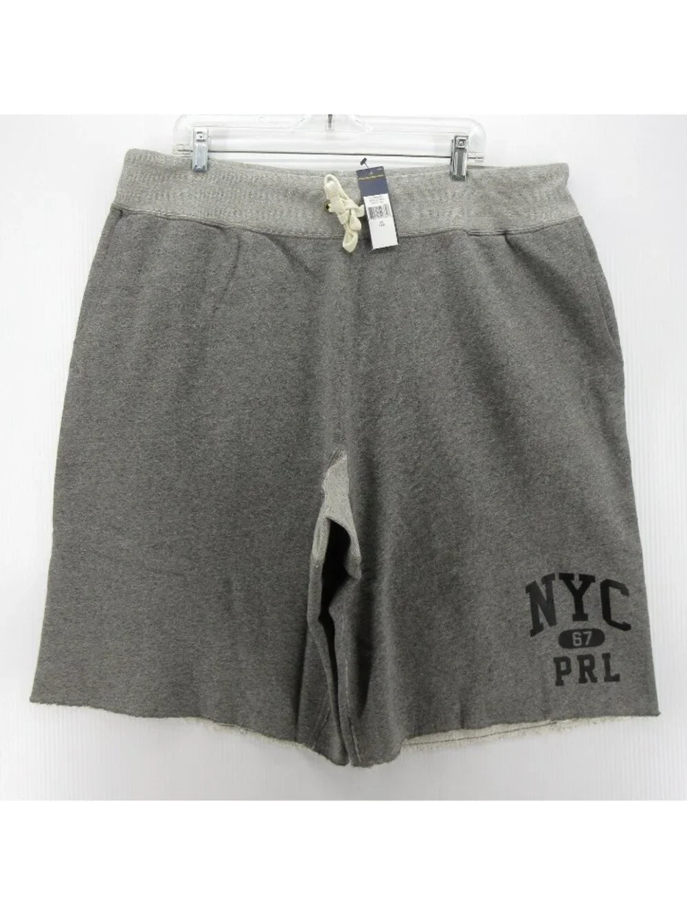 Polo Ralph Lauren Shorts 2XB Big NYC 67 PRL Sweatshorts Lounge Raw Hem
